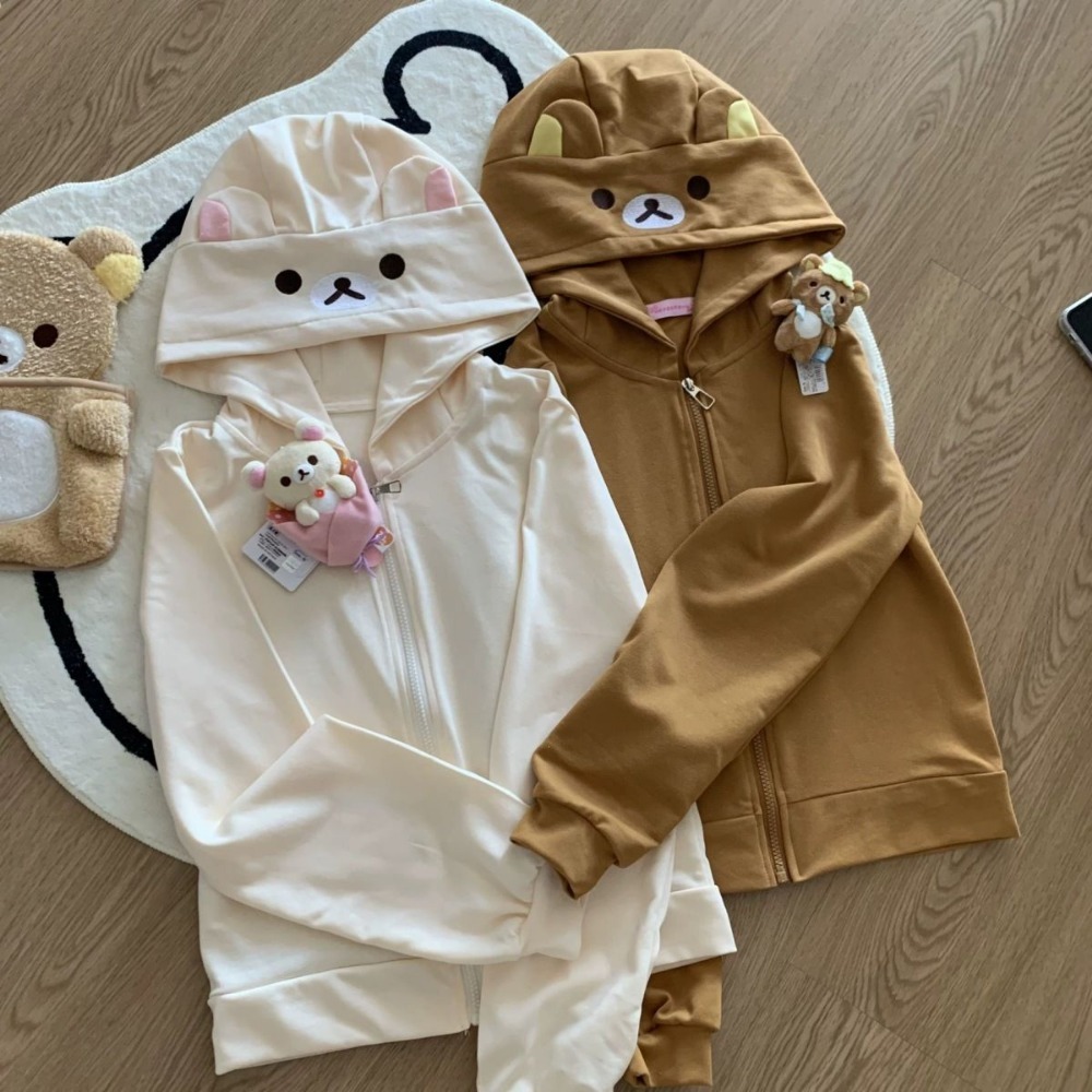 Model Kit Varnish - Rilakkuma T-Shirt Long Sleeve Sweatshirts Cardigan