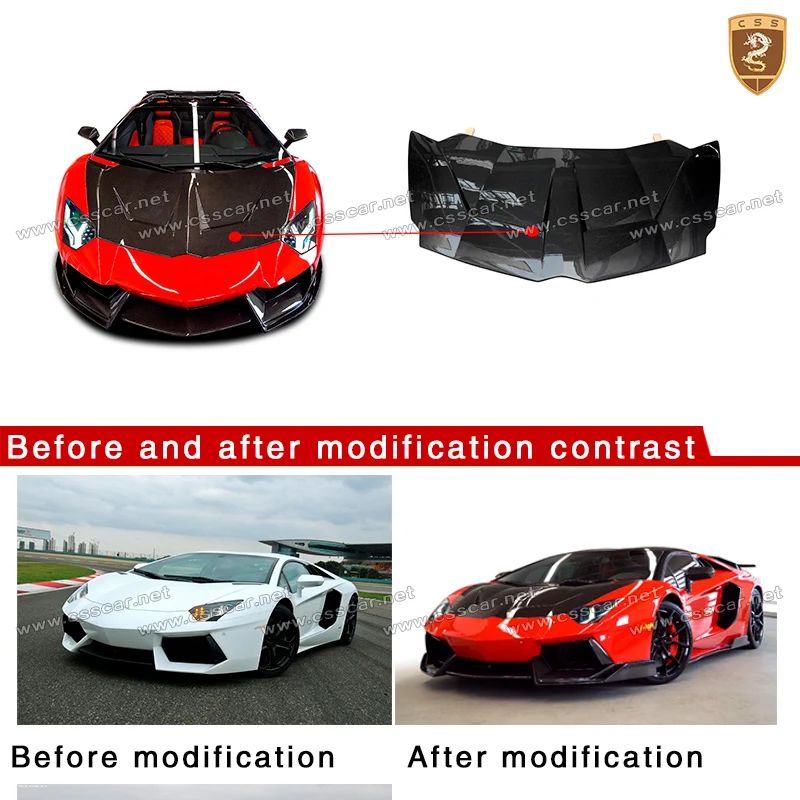 Model Kit Lamborghini - 1016 Style Front Rear Carbon Fiber