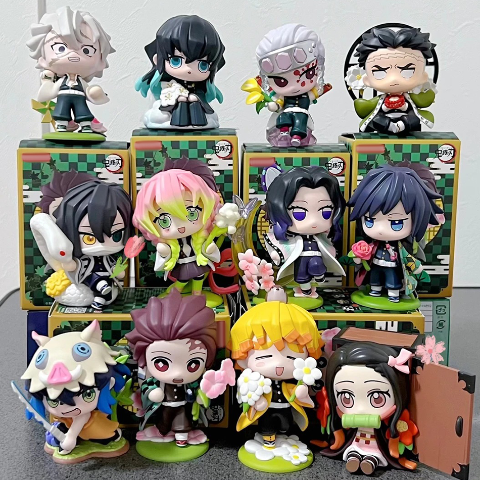 Model Kit Nezuko - 1-12pcs Anime Demon Slayer Blind Box
