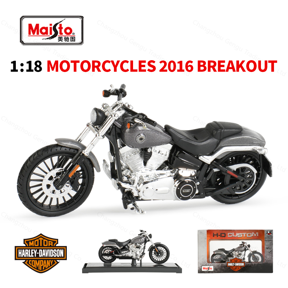 Model Kit Harley Davidson - Maisto 1:18 Harley-Davidson 2016 Breakout Die