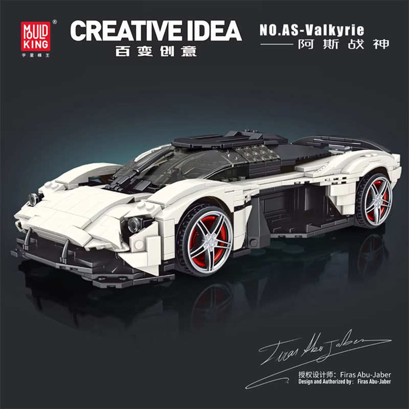 Model Kit Valkyrie - Technical Mould King 10016 Sports Car
