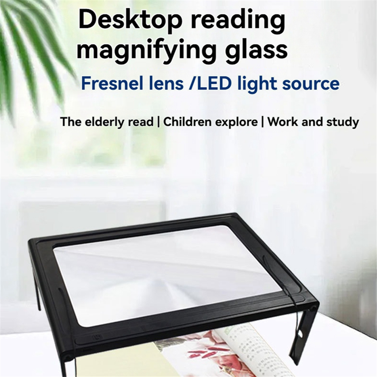 ABNJ Reading Magnifier 3X Larg - Magnifier With Light recensione e prezzo