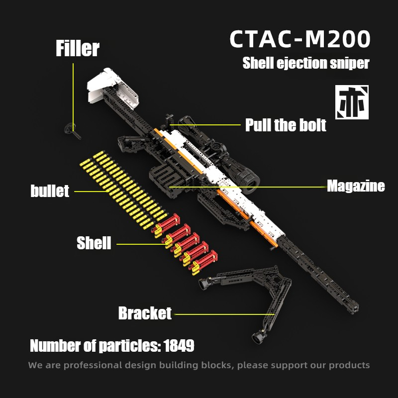 1849PCS Creative M200 Sniper R - Model Kit Varnish recensione e prezzo