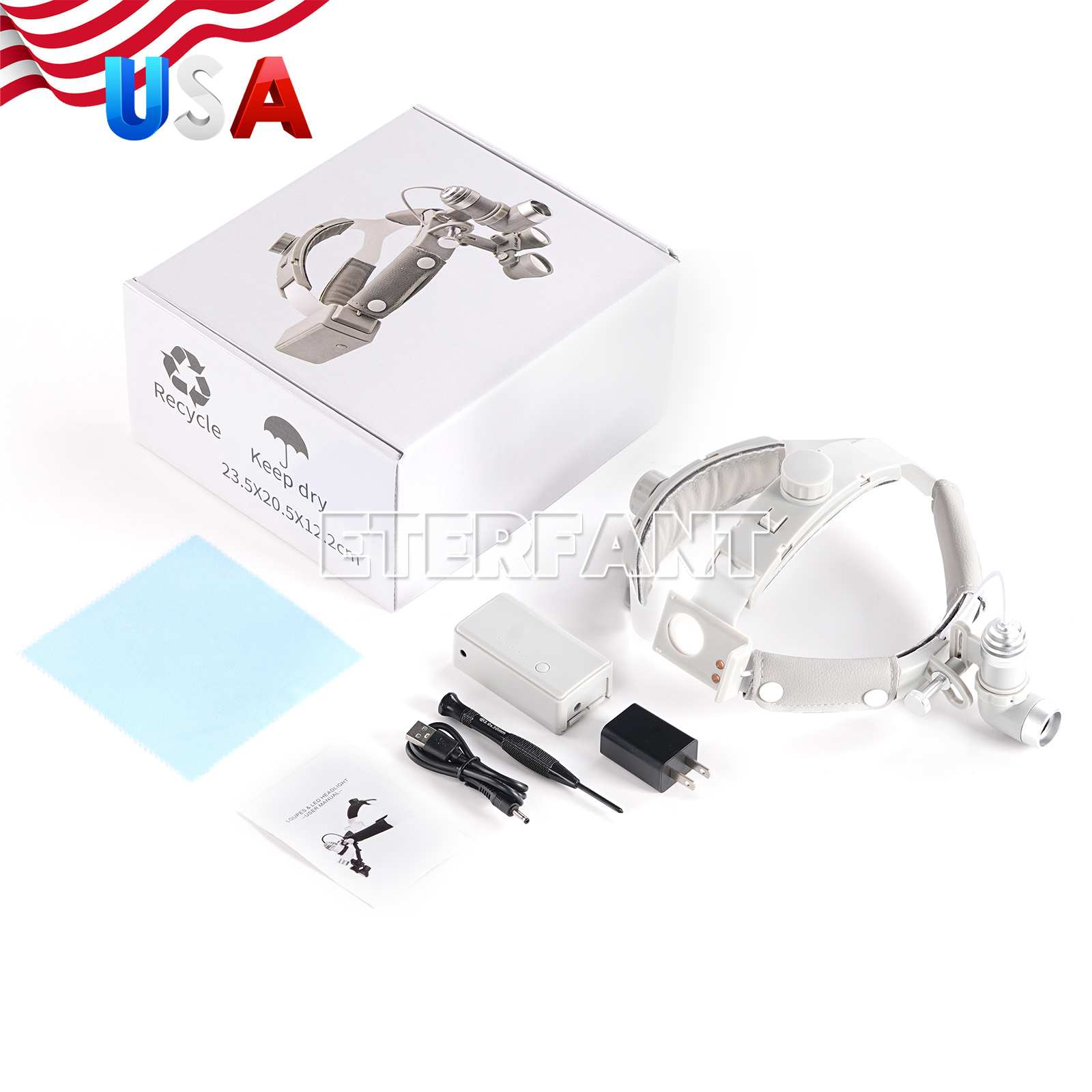 10W LED Dental Headband Head L - Magnifier With Light recensione e prezzo