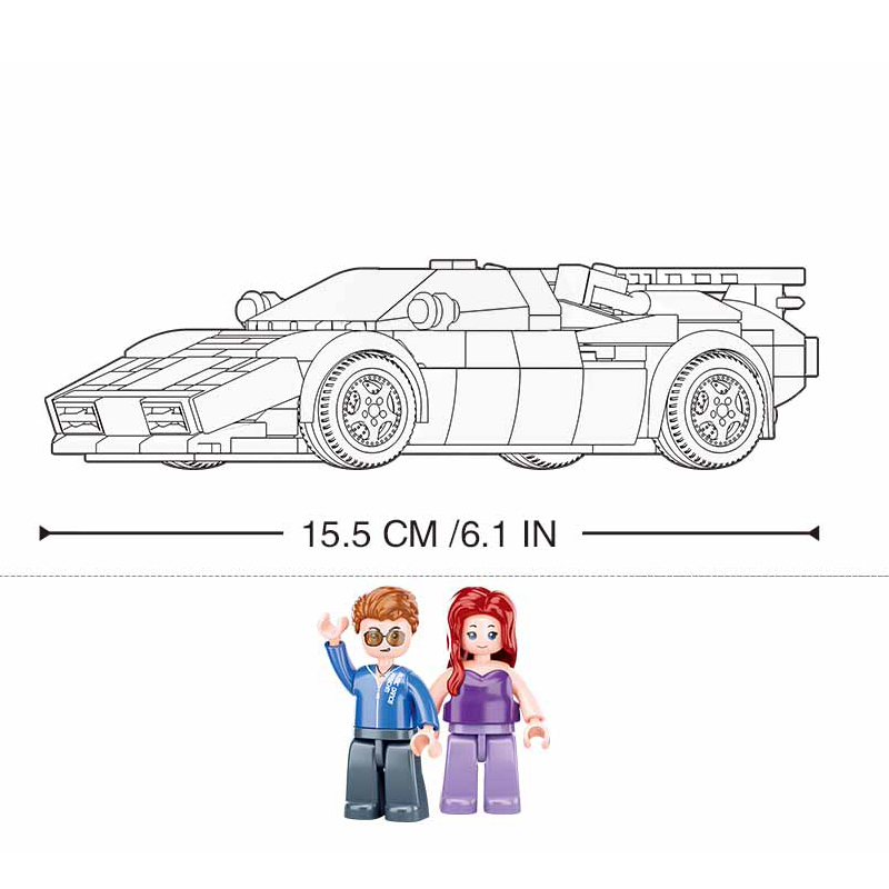 Sluban Retro Technical Lamborg - Model Kit Lamborghini recensione e prezzo