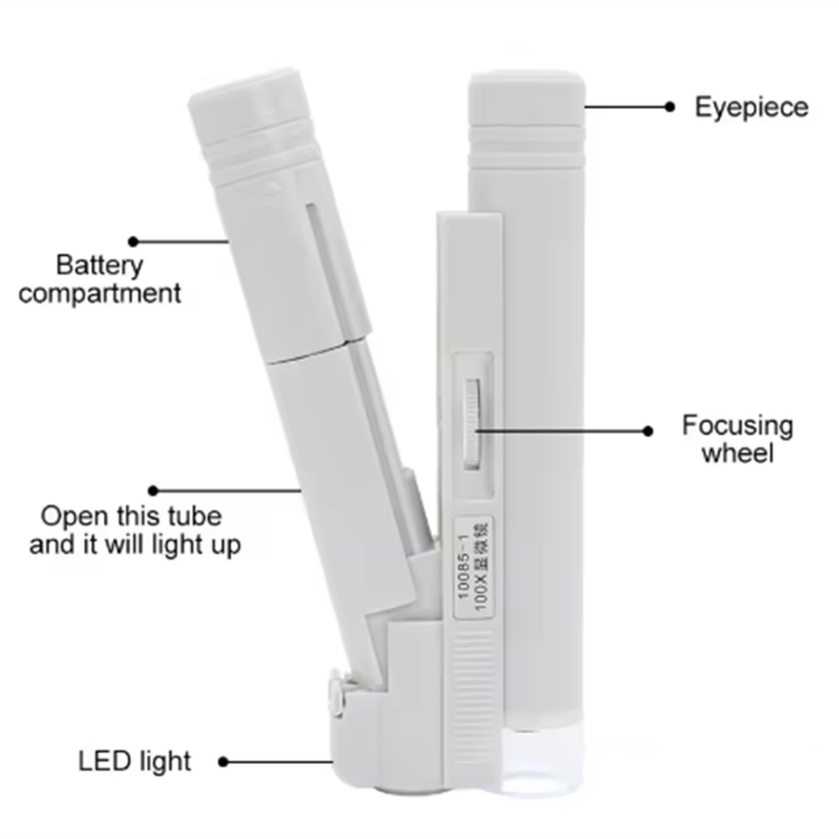 ABNJ Handheld Microscope 100X  - Magnifier With Light recensione e prezzo