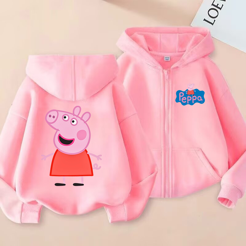 Peppa Pigs Kids Zipper Hoodies - Model Kit Varnish recensione e prezzo