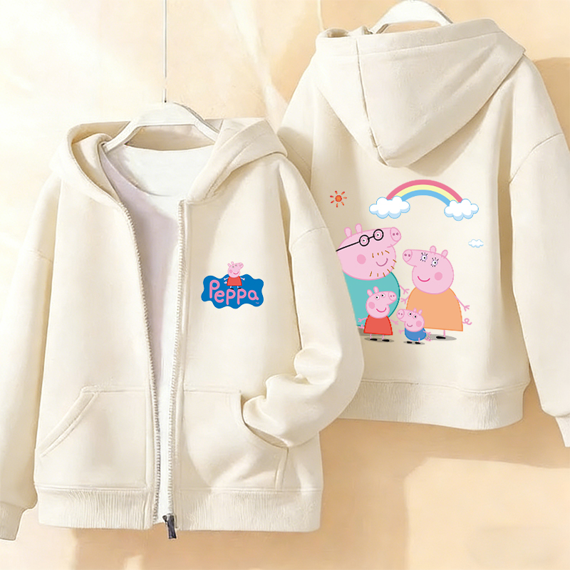 Peppa Pigs Kids Zipper Hoodies - Model Kit Varnish recensione e prezzo
