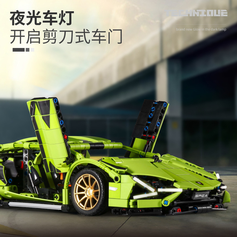 Rc Building Blocks Set,  Remot - Model Kit Lamborghini recensione e prezzo