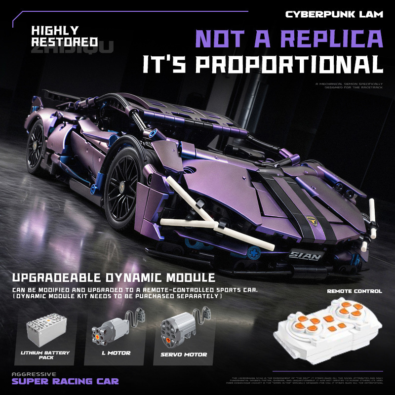 Rc Building Blocks Set,  Remot - Model Kit Lamborghini recensione e prezzo