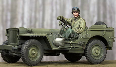 1:35 Resin kit  US Jeep Driver - Model Kit Cangdao recensione e prezzo
