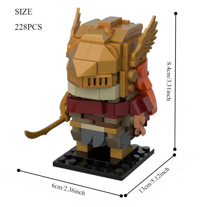 228Pcs Medieval Valkyrie Figur - Model Kit Valkyrie recensione e prezzo