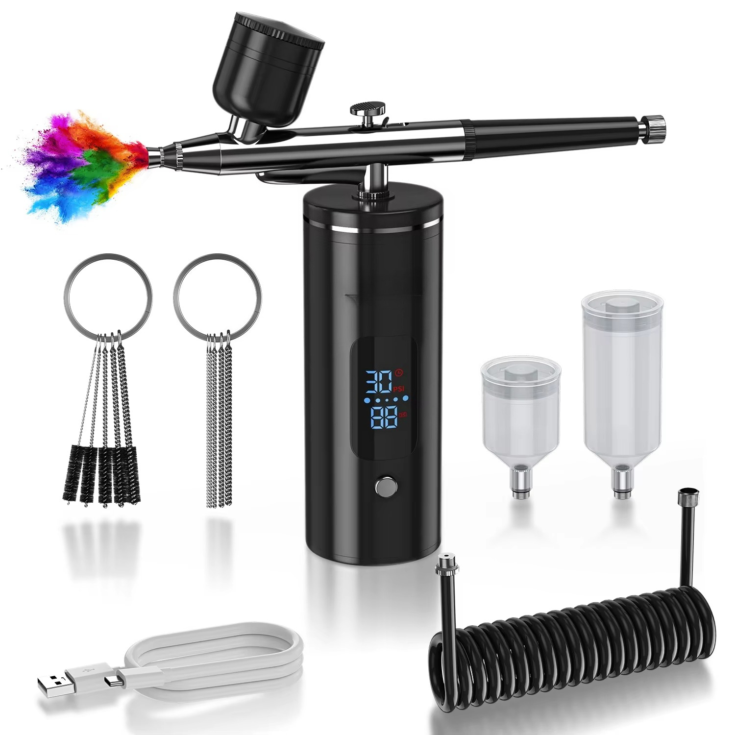 Rechargeable Cordless Airbrush - Airbrush Compressor Kit recensione e prezzo