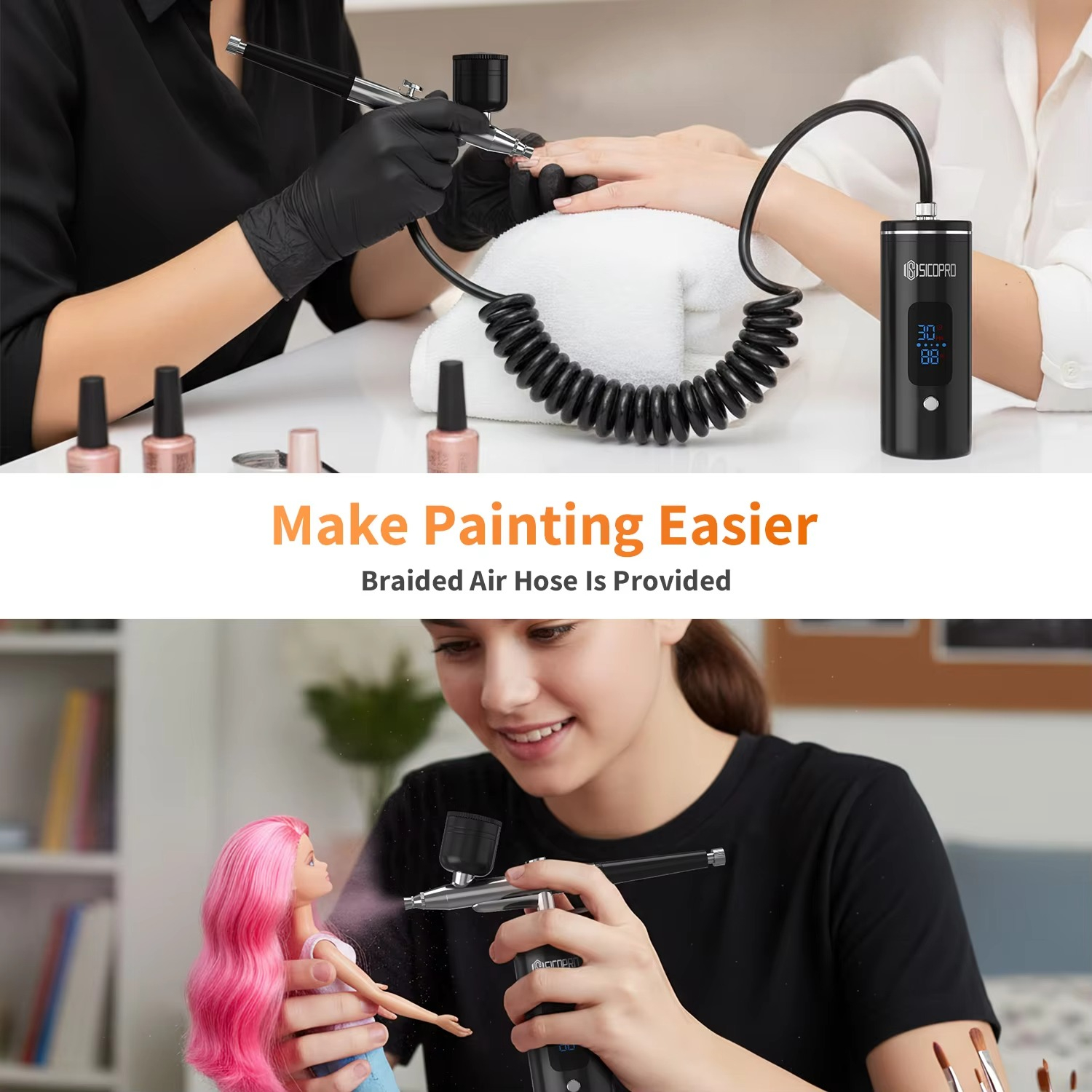 Rechargeable Cordless Airbrush - Airbrush Compressor Kit recensione e prezzo
