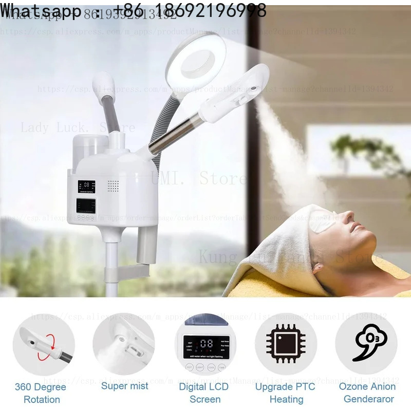 Salon Spa nanosteamer 3-in-1 F - Magnifier With Light recensione e prezzo