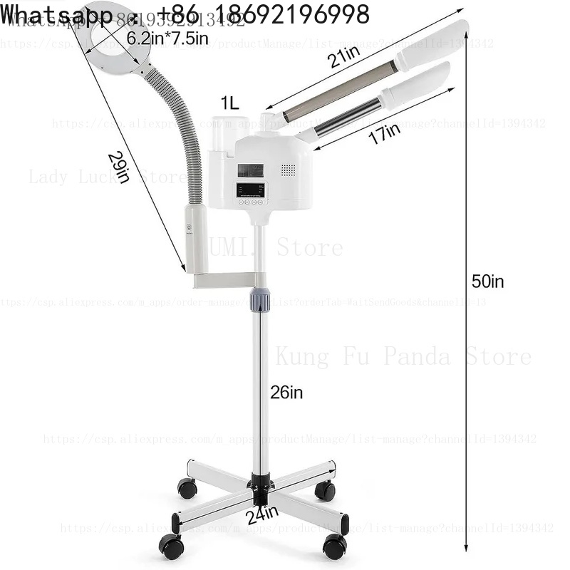 Salon Spa nanosteamer 3-in-1 F - Magnifier With Light recensione e prezzo