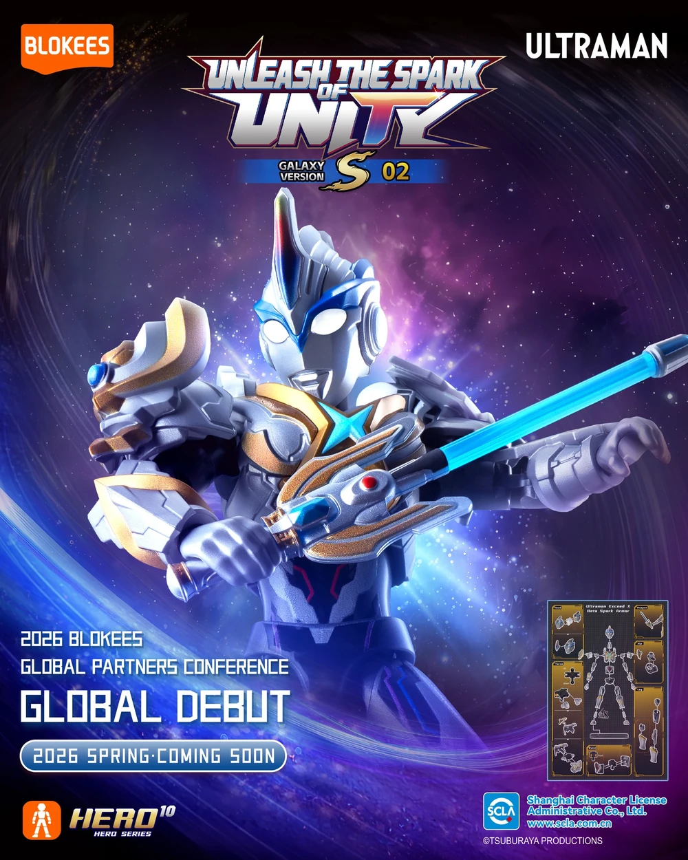 Genuine Blokees Ultraman Toys  - Model Kit Ultraman Tiga recensione e prezzo