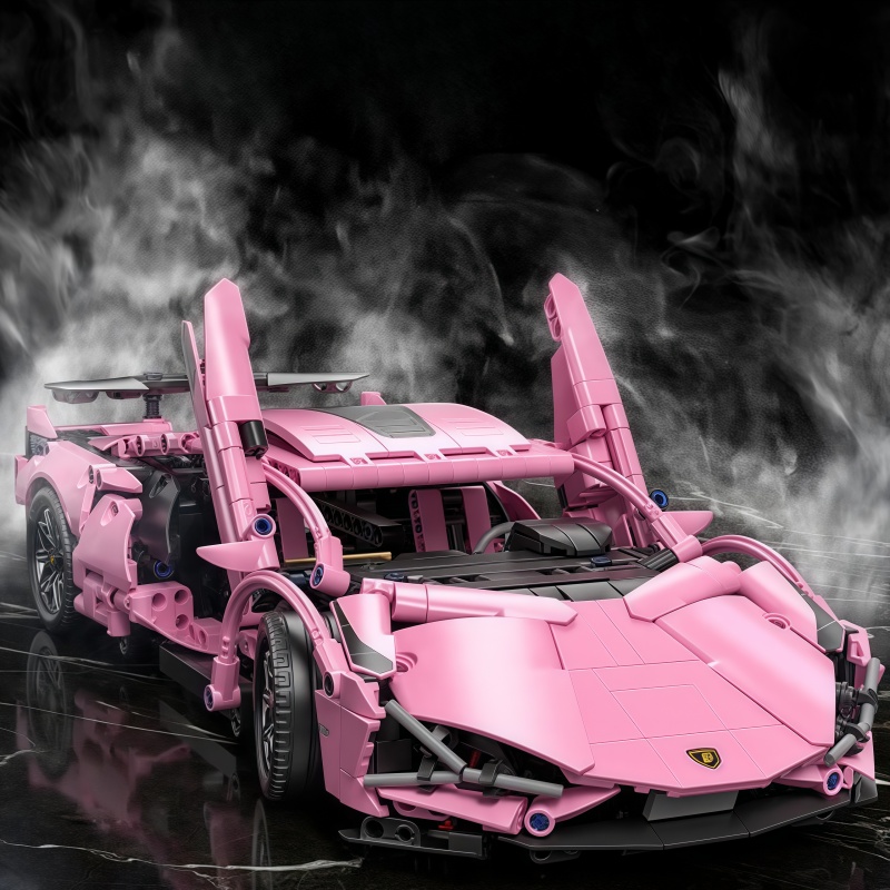 1296+PCS Technical Pink Lambor - Model Kit Lamborghini recensione e prezzo