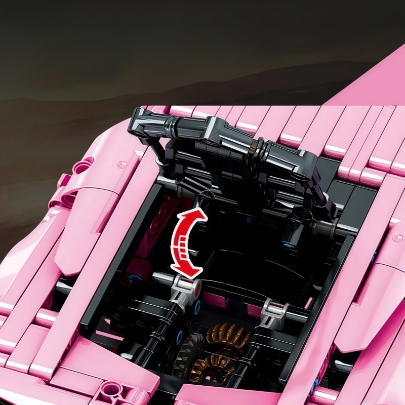 1296+PCS Technical Pink Lambor - Model Kit Lamborghini recensione e prezzo