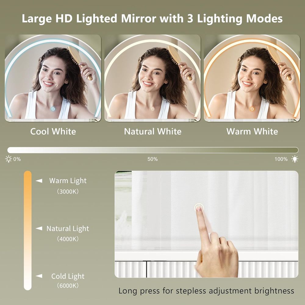 5x Magnifying Mirror Vanity De - Magnifier With Light recensione e prezzo