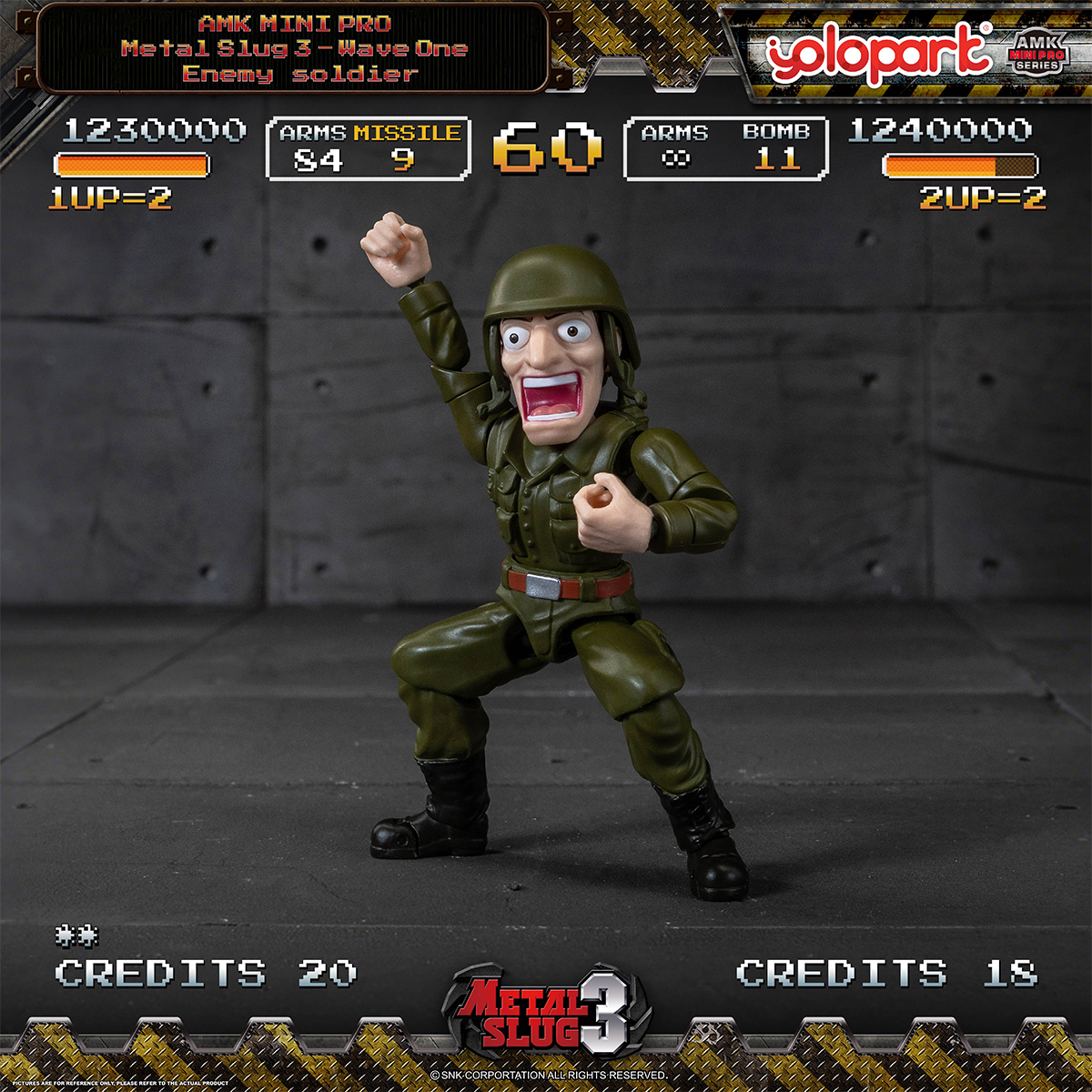 HIPLAY Yolopark AMK MINI Pro M - Model Kit Metal Slug recensione e prezzo