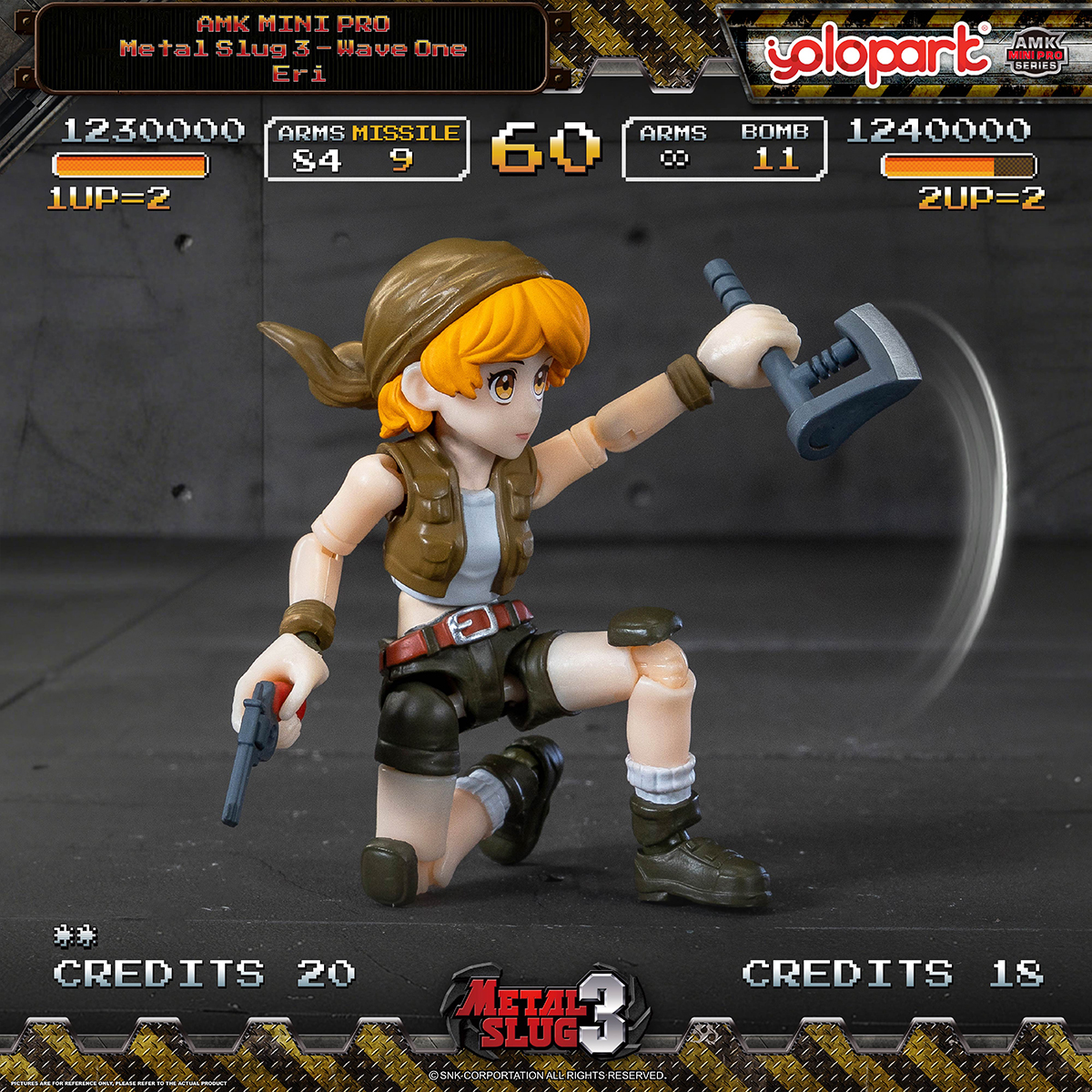 HIPLAY Yolopark AMK MINI Pro M - Model Kit Metal Slug recensione e prezzo