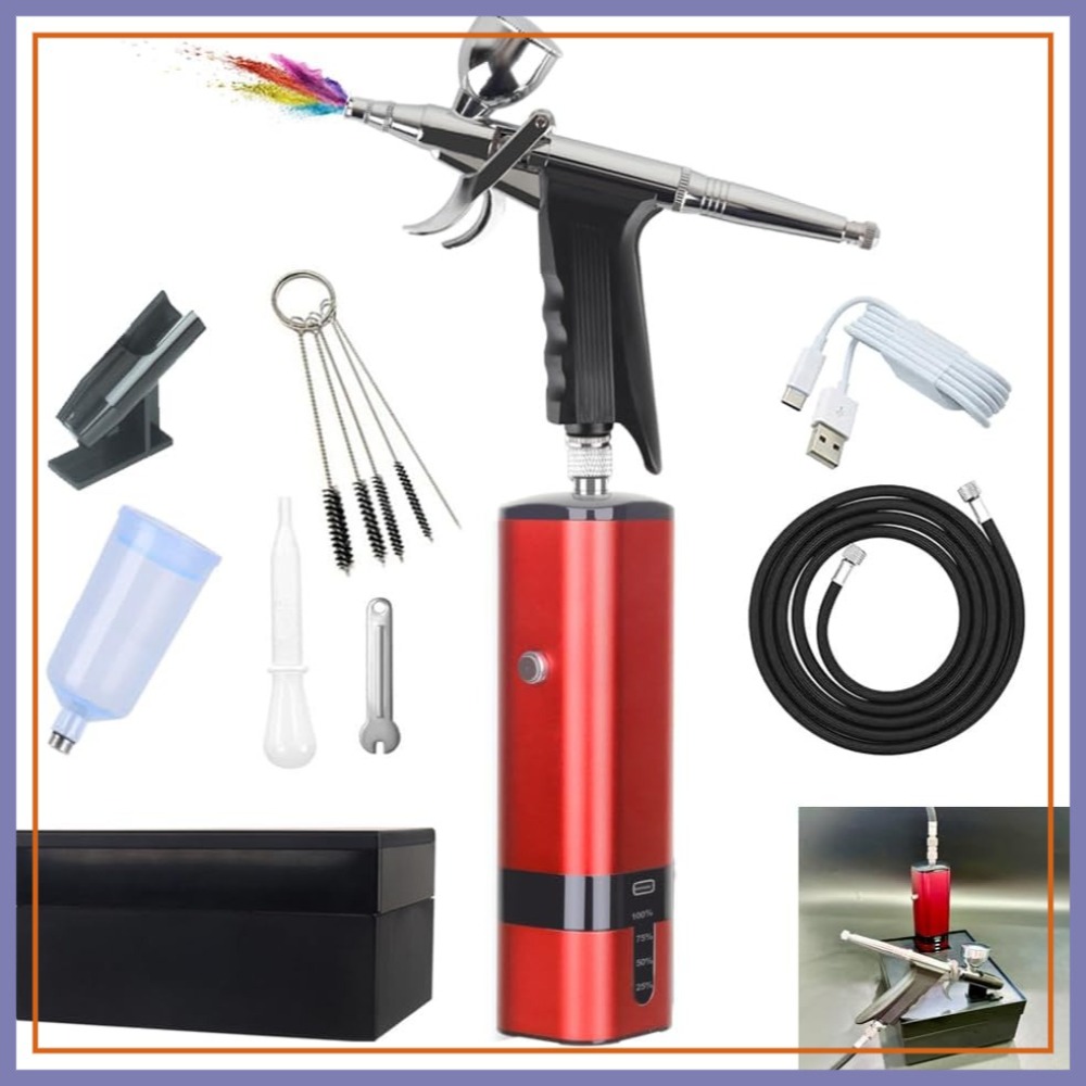 Portable Cordless Airbrush Kit - Airbrush Compressor Kit recensione e prezzo