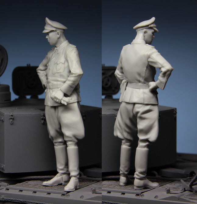 1:35 Resin kit  officer in Kur - Model Kit Cangdao recensione e prezzo