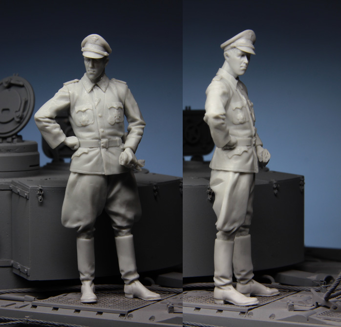 1:35 Resin kit  officer in Kur - Model Kit Cangdao recensione e prezzo