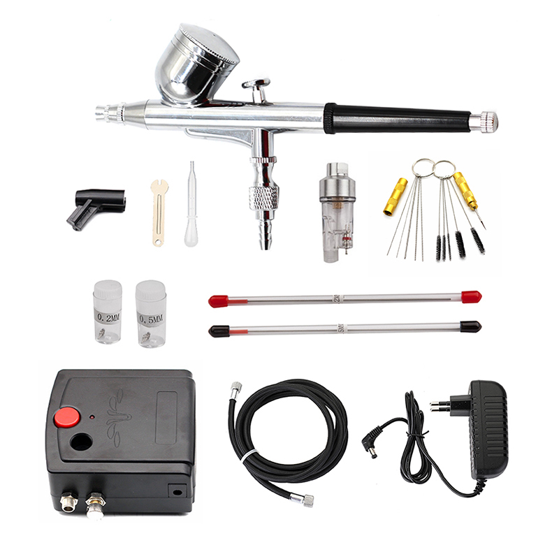 Dual-Action Spray Gun Airbrush - Airbrush Compressor Kit recensione e prezzo