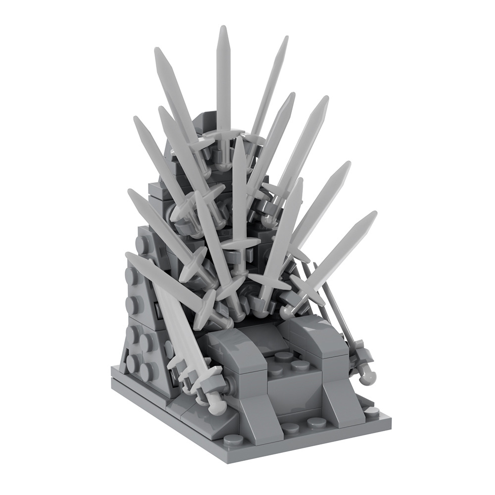 MOC Iron Throne Sword Chair An - Model Kit Iron Sickle recensione e prezzo
