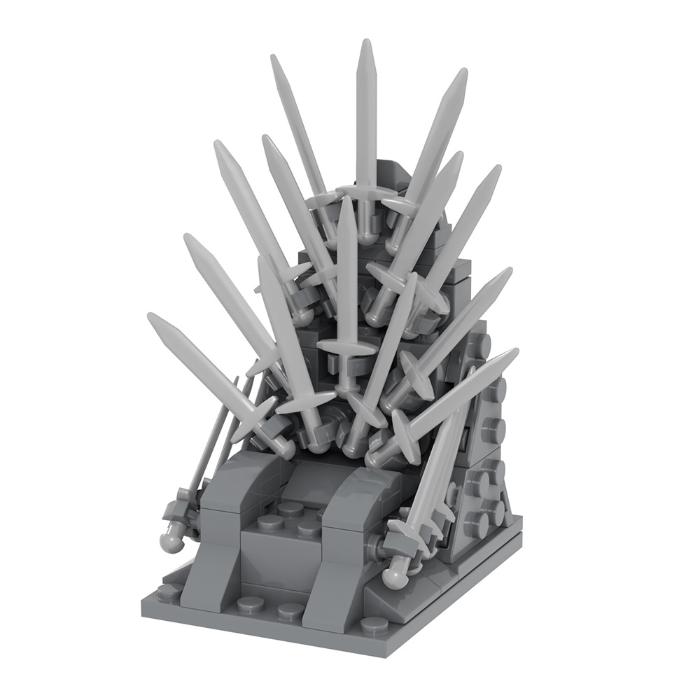 MOC Iron Throne Sword Chair An - Model Kit Iron Sickle recensione e prezzo