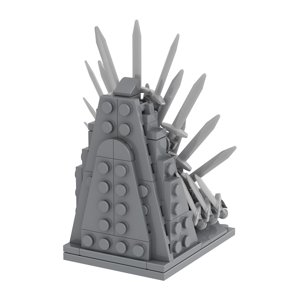MOC Iron Throne Sword Chair An - Model Kit Iron Sickle recensione e prezzo