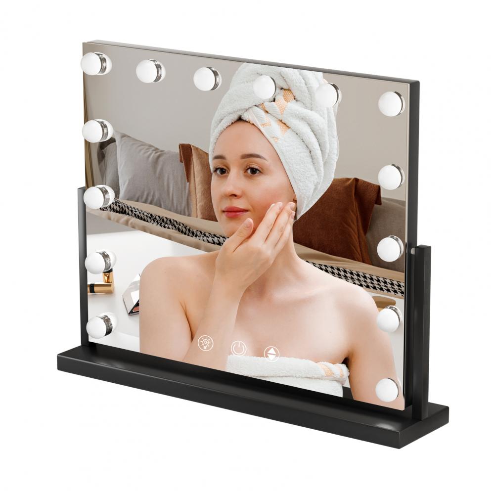 Makeup Mirror with 14 LED Bulb - Magnifier With Light recensione e prezzo