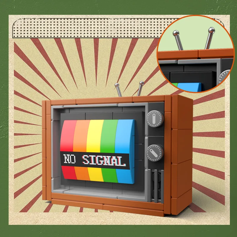 Retro DIY Building Blocks TV R - Model Kit Plastic recensione e prezzo