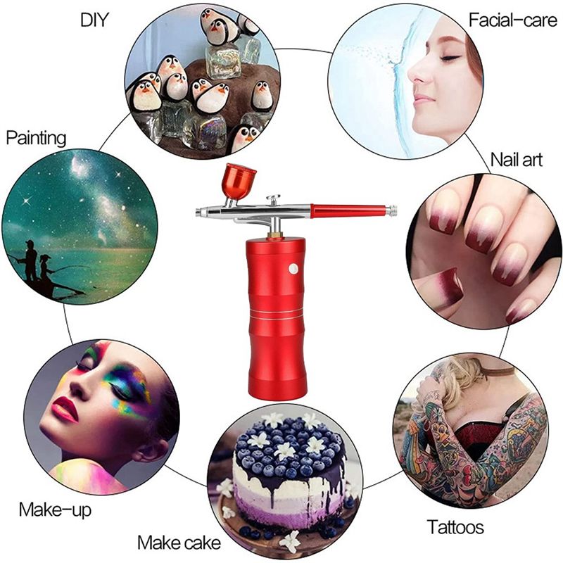 Portable Airbrush Kit With Com - Airbrush Compressor Kit recensione e prezzo
