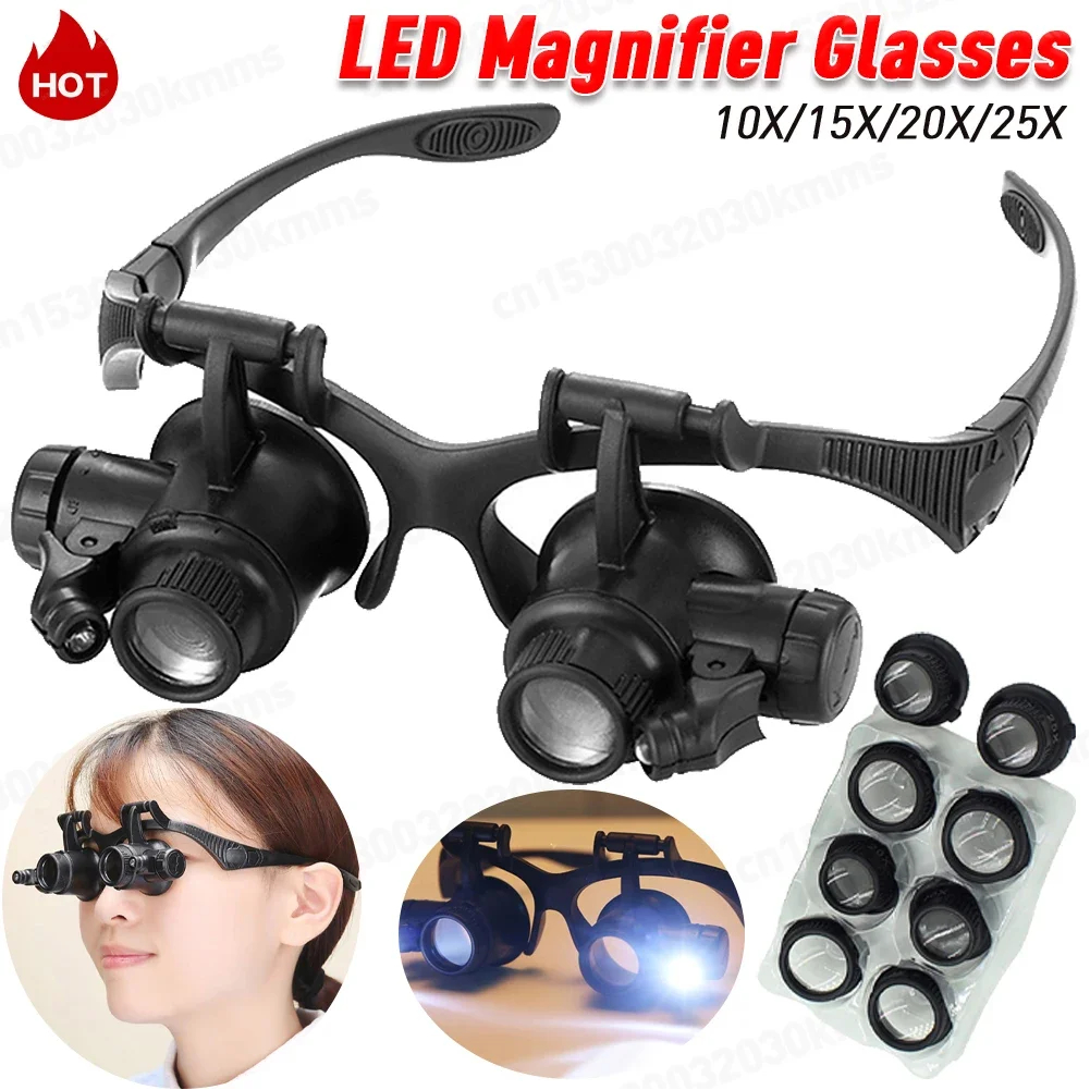 10-25X Head-Worn Magnifier wit - Magnifier With Light recensione e prezzo