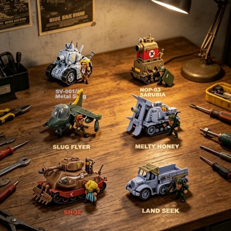 Snk Metal Slug X Assembly Mode - Model Kit Metal Slug recensione e prezzo