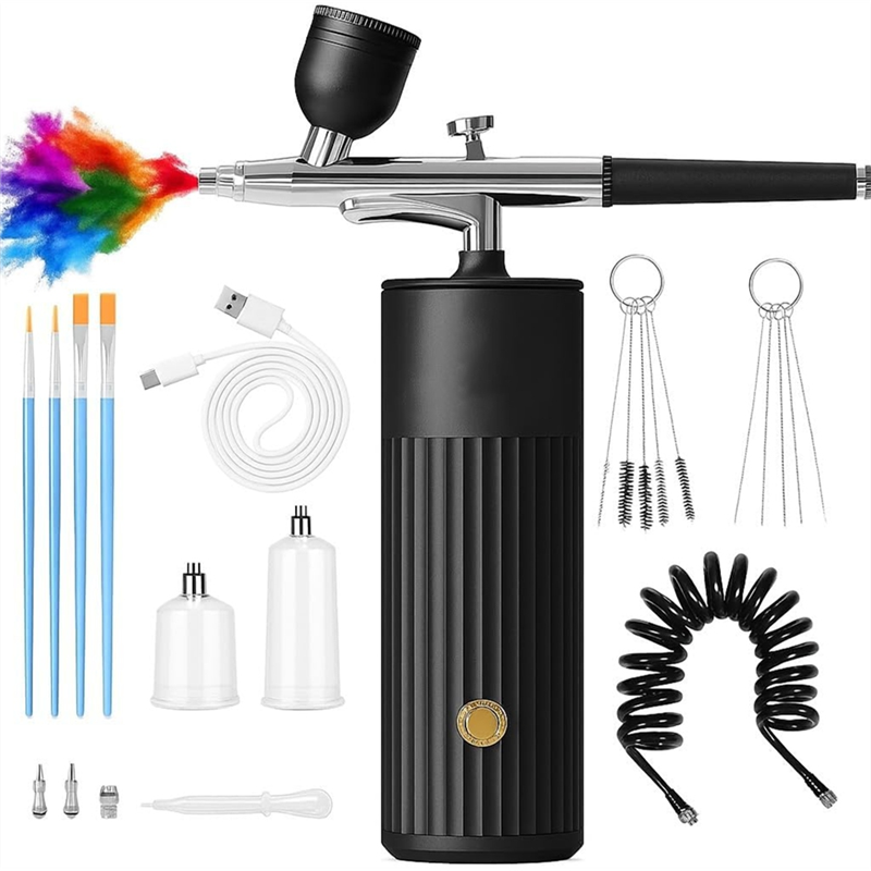 ABAE-Cordless Airbrush Set, Re - Airbrush Compressor Kit recensione e prezzo