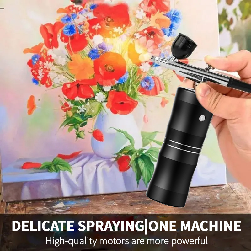 Oxygen Spray Mini Air Compress - Airbrush Compressor Kit recensione e prezzo